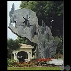 MAPA DEL PARAGUAY - Escultura de Hermann Guggiari